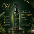 Farshaa Organics Advanced Hair Regrow Spray 200ml premium herbal scalp care bottle