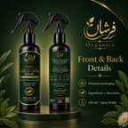 Farshaa Organics Hair Regrow Spray front and back label details