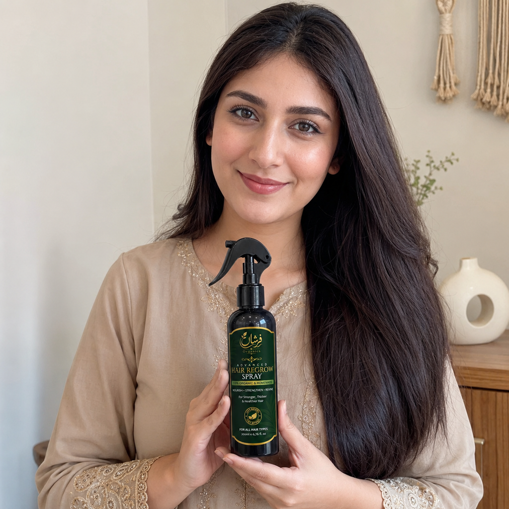Farshaa Organics Hair Regrow Spray premium lifestyle product image